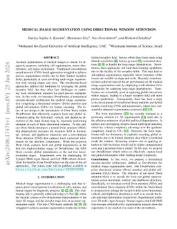 Medical Image Segmentation Using Directional Window Attention