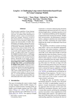 LongIns: A Challenging Long-context Instruction-based Exam for LLMs