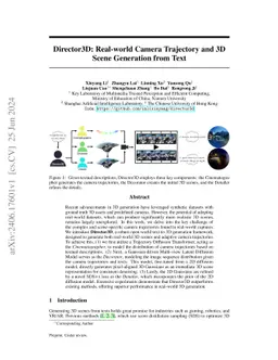 Director3D: Real-world Camera Trajectory and 3D Scene Generation from
  Text