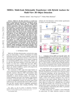 MDHA: Multi-Scale Deformable Transformer with Hybrid Anchors for
  Multi-View 3D Object Detection