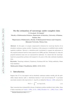 On the estimation of varextropy under complete data