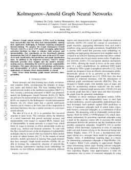 Kolmogorov-Arnold Graph Neural Networks