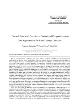 Cut-and-Paste with Precision: a Content and Perspective-aware Data
  Augmentation for Road Damage Detection