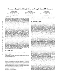 Conformalized Link Prediction on Graph Neural Networks
