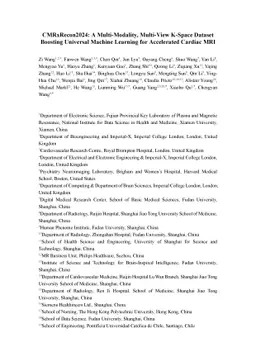 CMRxRecon2024: A Multi-Modality, Multi-View K-Space Dataset Boosting Universal Machine Learning for Accelerated Cardiac MRI