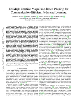 FedMap: Iterative Magnitude-Based Pruning for Communication-Efficient
  Federated Learning