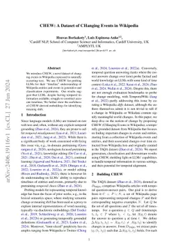 CHEW: A Dataset of CHanging Events in Wikipedia
