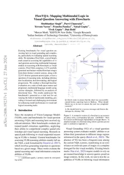 FlowVQA: Mapping Multimodal Logic in Visual Question Answering with
  Flowcharts