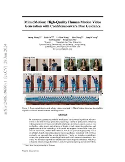 MimicMotion: High-Quality Human Motion Video Generation with Confidence-aware Pose Guidance