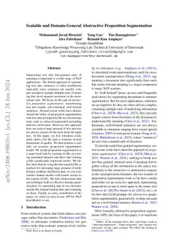 Scalable and Domain-General Abstractive Proposition Segmentation