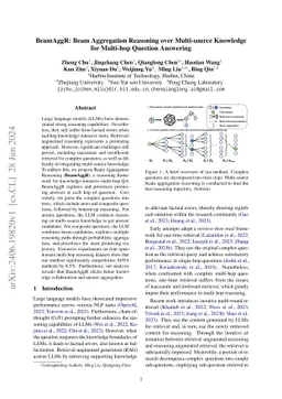 BeamAggR: Beam Aggregation Reasoning over Multi-source Knowledge for
  Multi-hop Question Answering