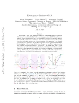 Kolmogorov-Smirnov GAN