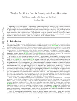 Wavelets Are All You Need for Autoregressive Image Generation