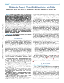 ECGMamba: Towards Efficient ECG Classification with BiSSM