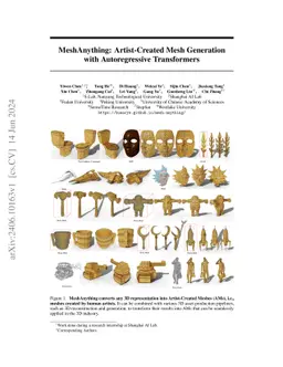 MeshAnything: Artist-Created Mesh Generation with Autoregressive
  Transformers