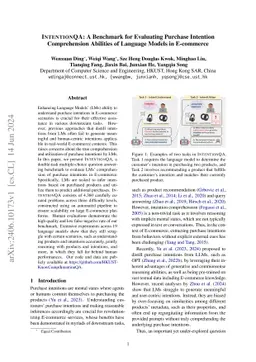 IntentionQA: A Benchmark for Evaluating Purchase Intention Comprehension
  Abilities of Language Models in E-commerce