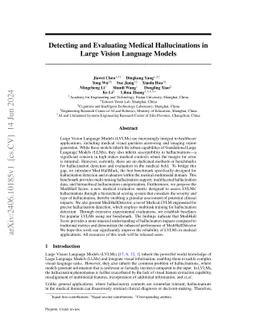 Detecting and Evaluating Medical Hallucinations in Large Vision Language
  Models