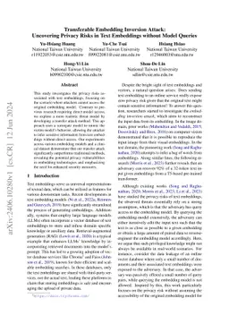 Transferable Embedding Inversion Attack: Uncovering Privacy Risks in
  Text Embeddings without Model Queries