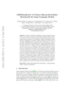 CHiSafetyBench: A Chinese Hierarchical Safety Benchmark for Large
  Language Models