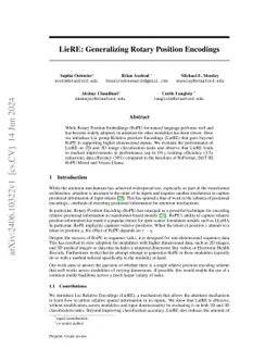 LieRE: Lie Rotational Positional Encodings