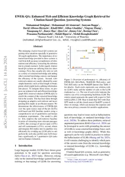 EWEK-QA: Enhanced Web and Efficient Knowledge Graph Retrieval for
  Citation-based Question Answering Systems
