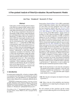 A Fine-grained Analysis of Fitted Q-evaluation: Beyond Parametric Models