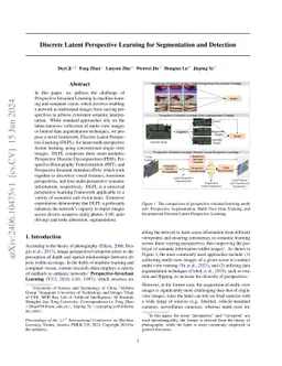 Discrete Latent Perspective Learning for Segmentation and Detection