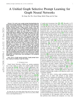A Unified Graph Selective Prompt Learning for Graph Neural Networks