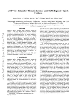 Articulatory Phonetics Informed Controllable Expressive Speech Synthesis