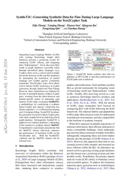 SyntheT2C: Generating Synthetic Data for Fine-Tuning Large Language Models on the Text2Cypher Task