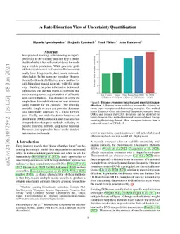 A Rate-Distortion View of Uncertainty Quantification