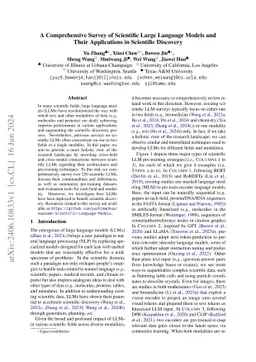 A Comprehensive Survey of Scientific Large Language Models and Their
  Applications in Scientific Discovery