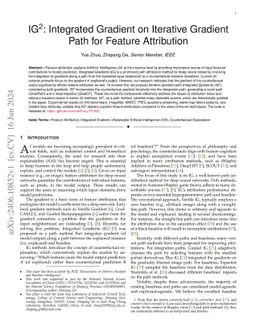 IG2: Integrated Gradient on Iterative Gradient Path for Feature
  Attribution
