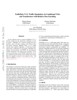 TrafficBots V1.5: Traffic Simulation via Conditional VAEs and
  Transformers with Relative Pose Encoding