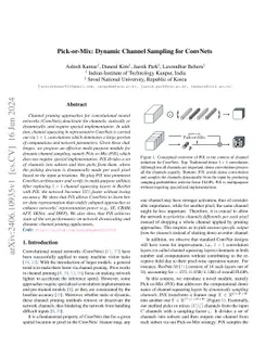 Pick-or-Mix: Dynamic Channel Sampling for ConvNets