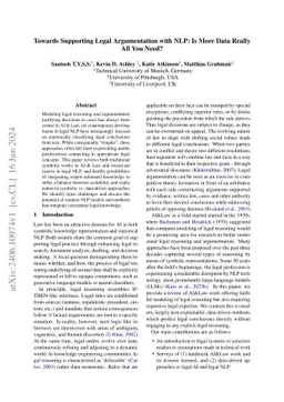 Towards Supporting Legal Argumentation with NLP: Is More Data Really All
  You Need?