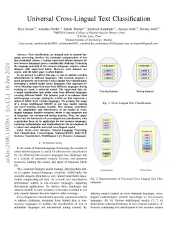 Universal Cross-Lingual Text Classification
