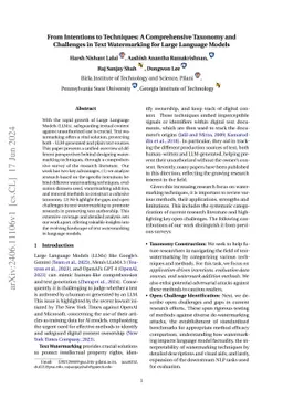 From Intentions to Techniques: A Comprehensive Taxonomy and Challenges in Text Watermarking for Large Language Models