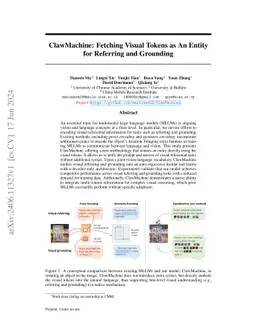 ClawMachine: Learning to Fetch Visual Tokens for Referential Comprehension