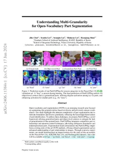 Understanding Multi-Granularity for Open-Vocabulary Part Segmentation