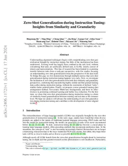 The Right Time Matters: Data Arrangement Affects Zero-Shot Generalization in Instruction Tuning