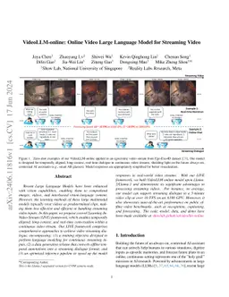 VideoLLM-online: Online Video Large Language Model for Streaming Video
