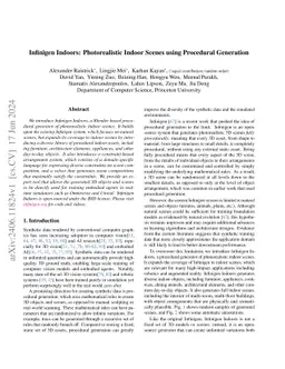 Infinigen Indoors: Photorealistic Indoor Scenes using Procedural
  Generation