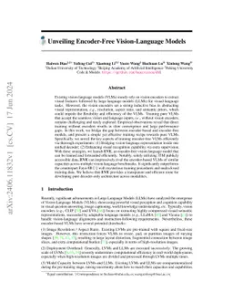 Unveiling Encoder-Free Vision-Language Models