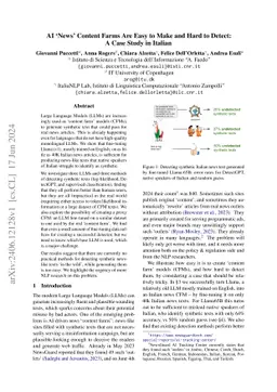 AI "News" Content Farms Are Easy to Make and Hard to Detect: A Case
  Study in Italian