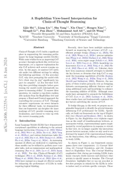 A Hopfieldian View-based Interpretation for Chain-of-Thought Reasoning