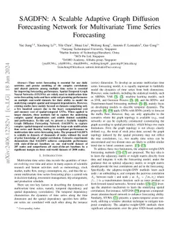 SAGDFN: A Scalable Adaptive Graph Diffusion Forecasting Network for
  Multivariate Time Series Forecasting