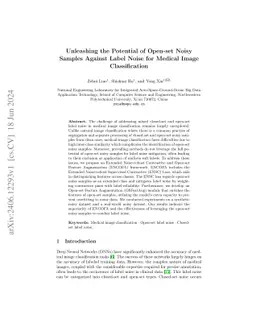 Unleashing the Potential of Open-set Noisy Samples Against Label Noise
  for Medical Image Classification
