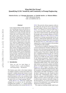 What Did I Do Wrong? Quantifying LLMs' Sensitivity and Consistency to Prompt Engineering