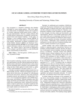 LiCAF: LiDAR-Camera Asymmetric Fusion for Gait Recognition